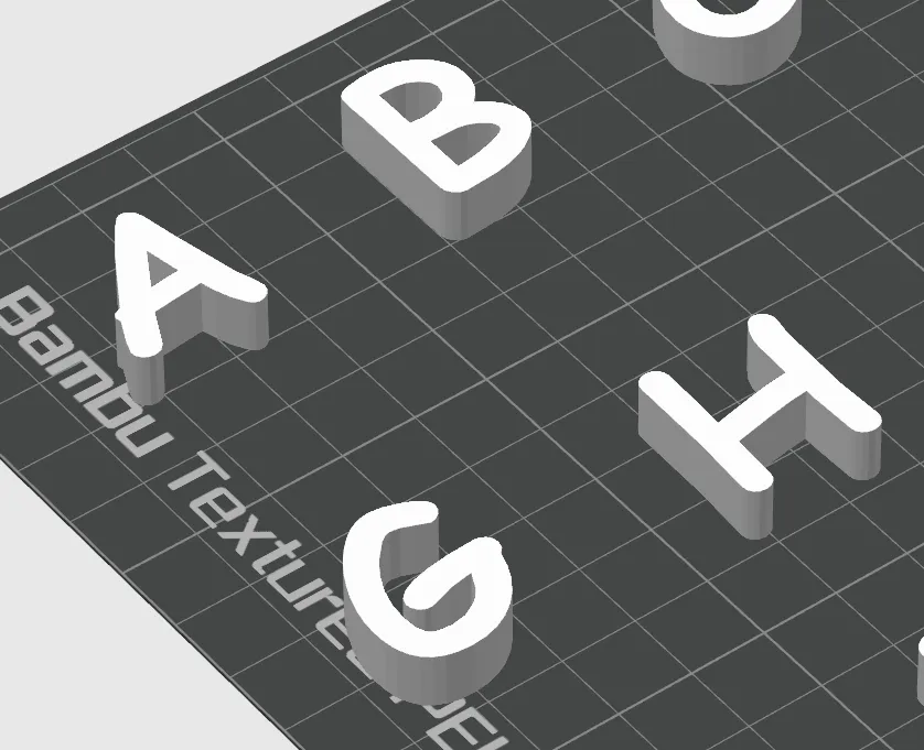 Cartoon Style Alphabet Letters - Free 3D Print Model - MakerWorld