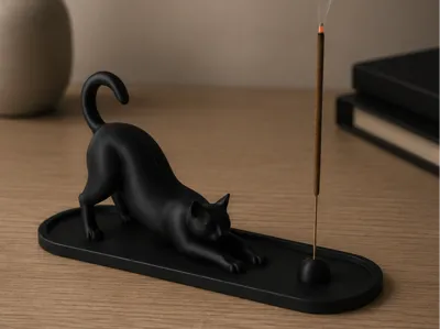 Gatto nero - 3D Print Files Free Download - MakerWorld