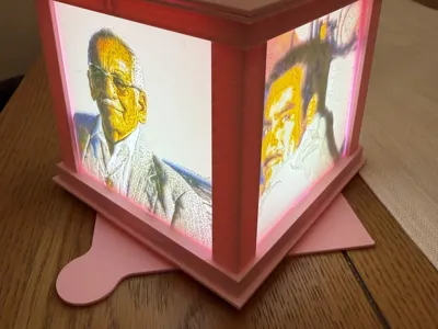 Square Lithophane Light Box Remix