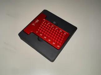 Gridfinity T-60 Mini-Scribe Square Holder