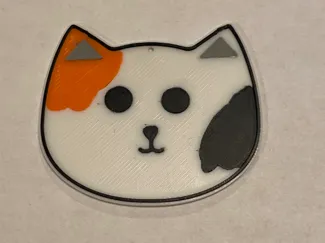 Calico Cat Keychain