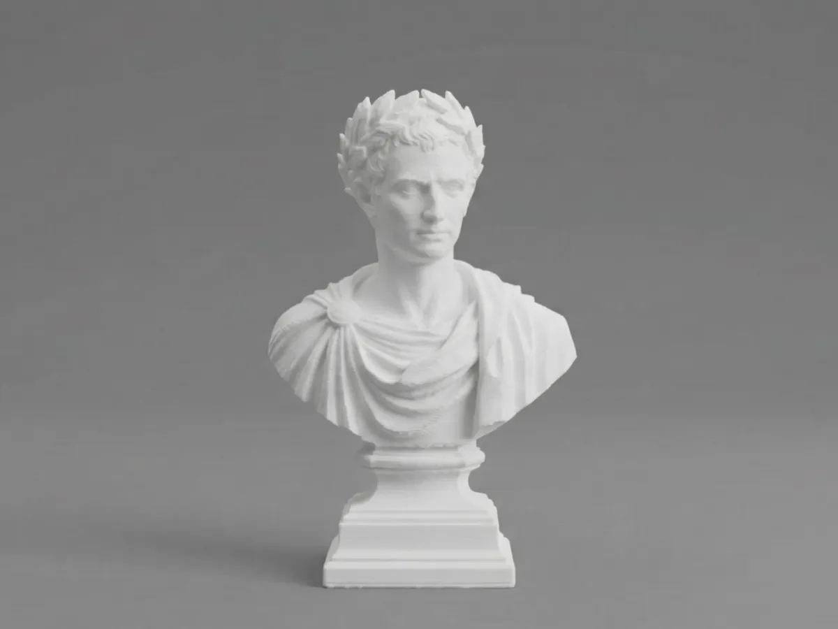 Julius Caesar Bust – Classical Sculpture - Free 3D Print Model - MakerWorld