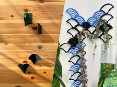 Plant Support - Waves (Wall Mount & Corner Module)