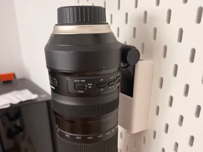 Tamron 150-600 lens holder for Ikea Skadis
