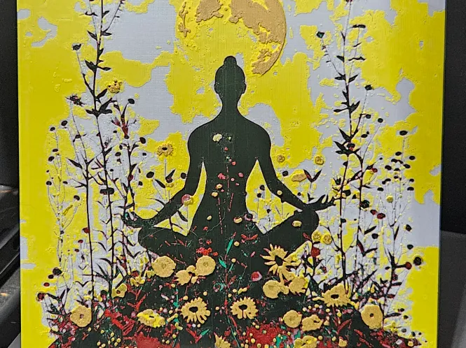 Yoga Meditating Woman