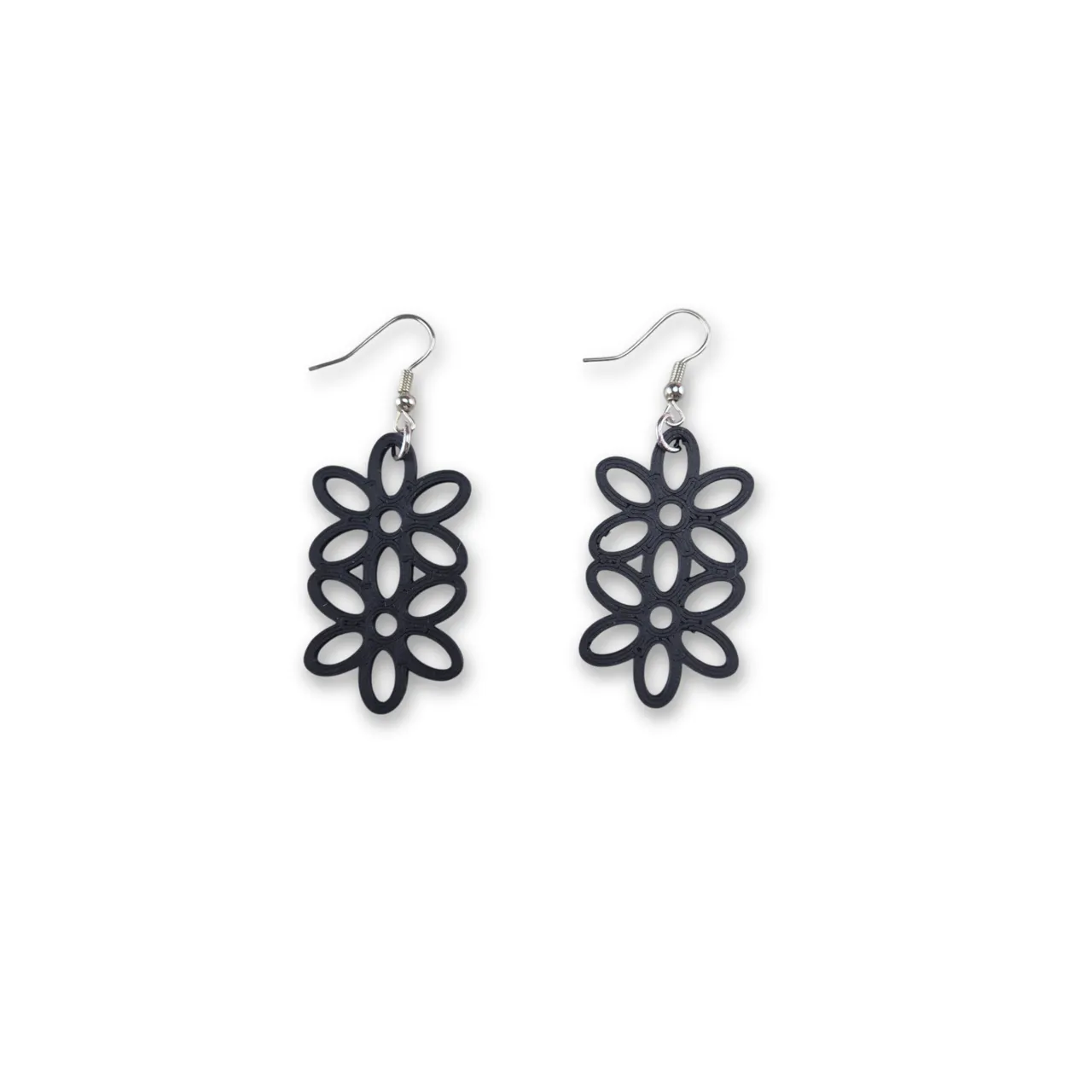 Flower Pattern Earrings view 2