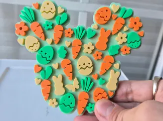 Easter Mickey Carrot soap holder