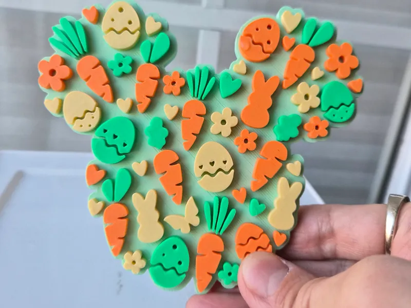 Easter Mickey Carrot soap holder