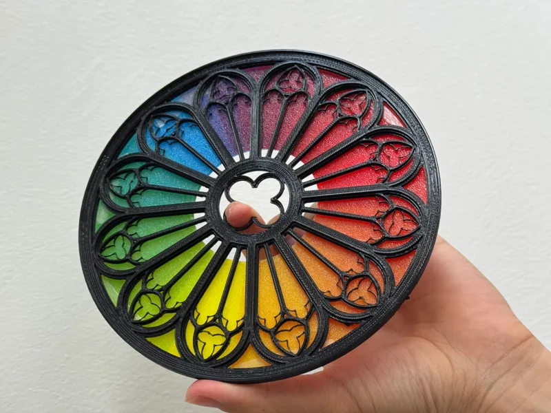 Gothic Rose Window Dreamcatcher