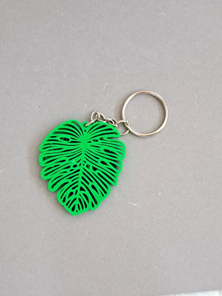 earrings and key chain view 2