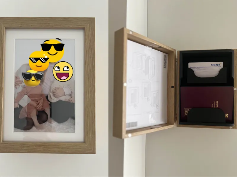 Ikea Rödalm - Passport & Bank Card Holder