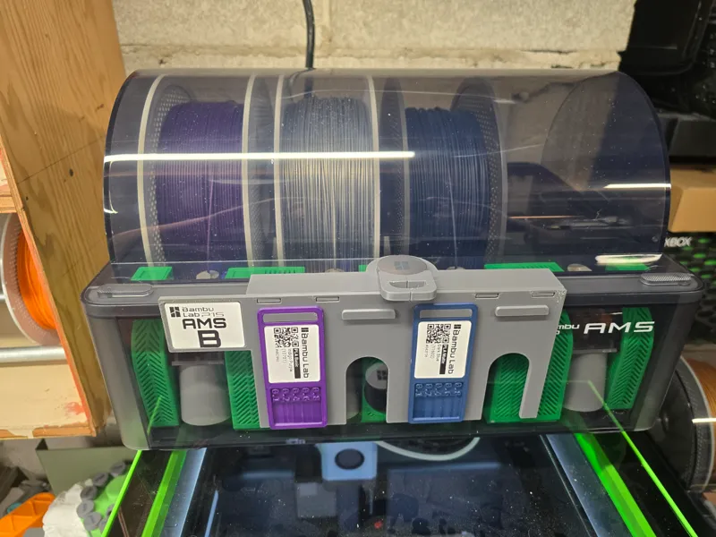 Filament Swatch Card Holder For AMS/AMS Lite