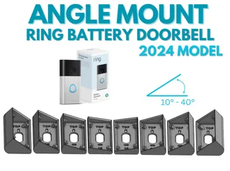 Ring Battery Doorbell (2024 Release) Angled Mount