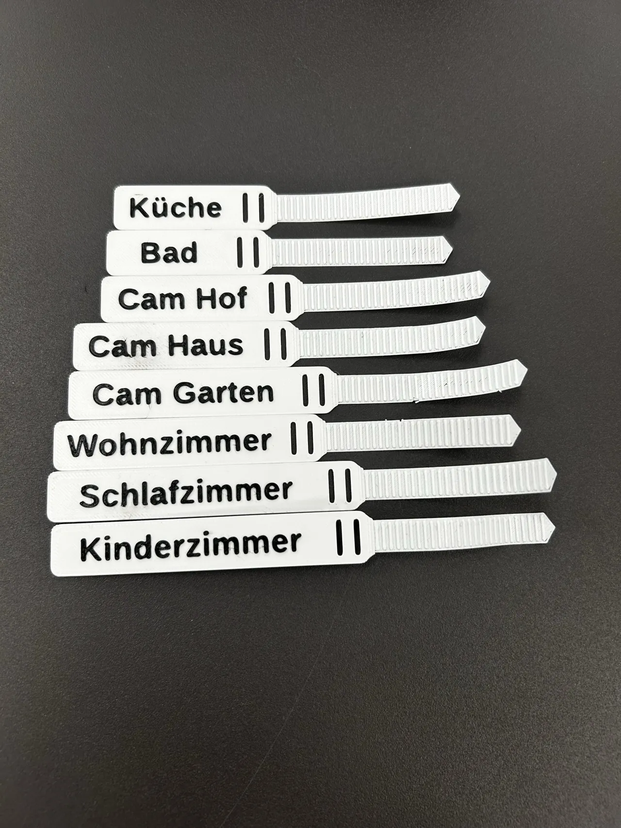 Parametric Cable Tag / Cable Tie Label view 2