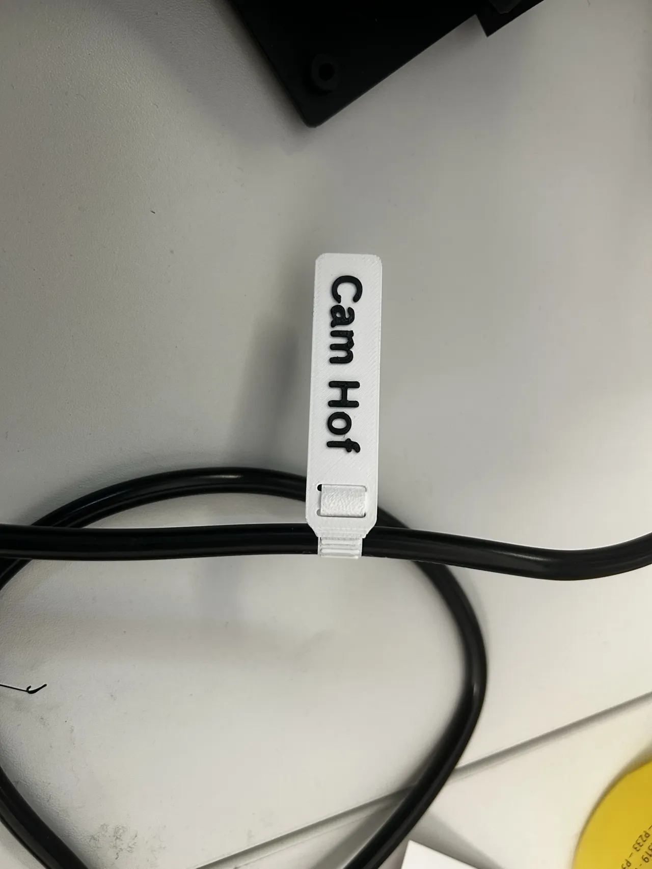 Parametric Cable Tag / Cable Tie Label view 3