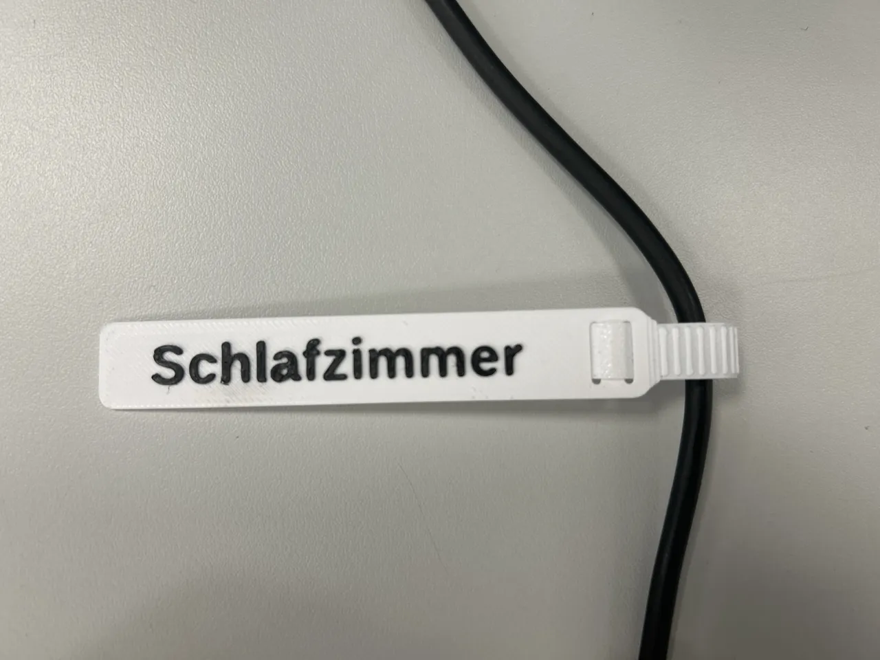 Parametric Cable Tag / Cable Tie Label view 4