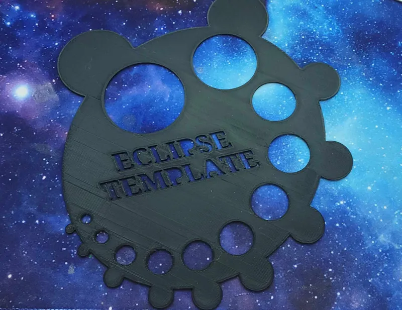 Airbrush Eclipse Template