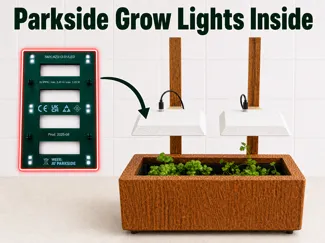 Parkside Grow Light Holder for Herb Planter