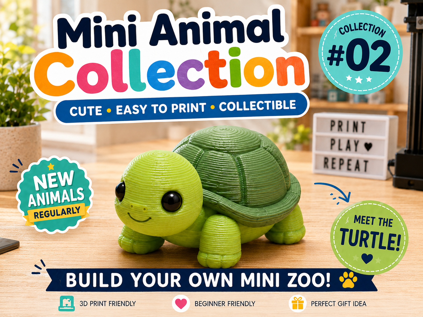 Mini Turtle – Collection Mini Animal #02 