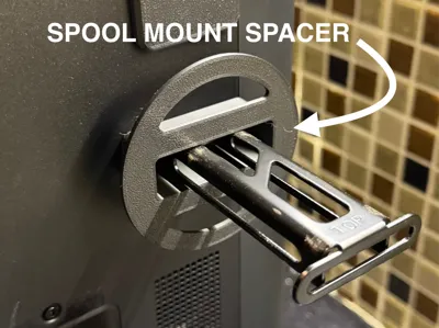 Bambulab P1S Rear Spool Mount Spacer