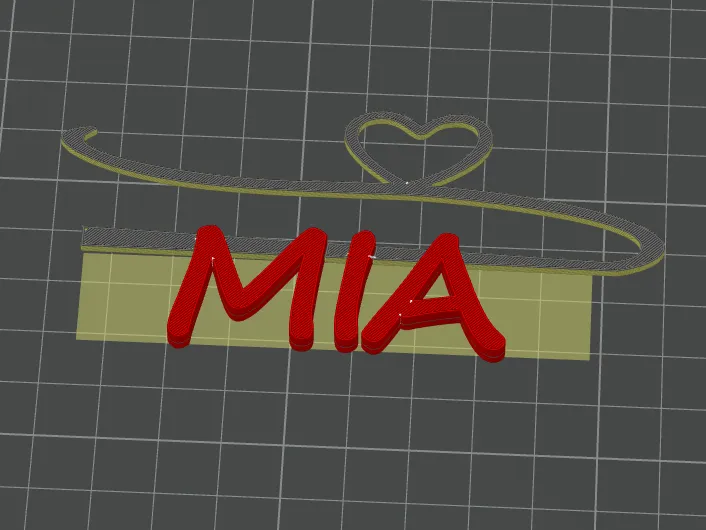 Mia Heart Gift tag