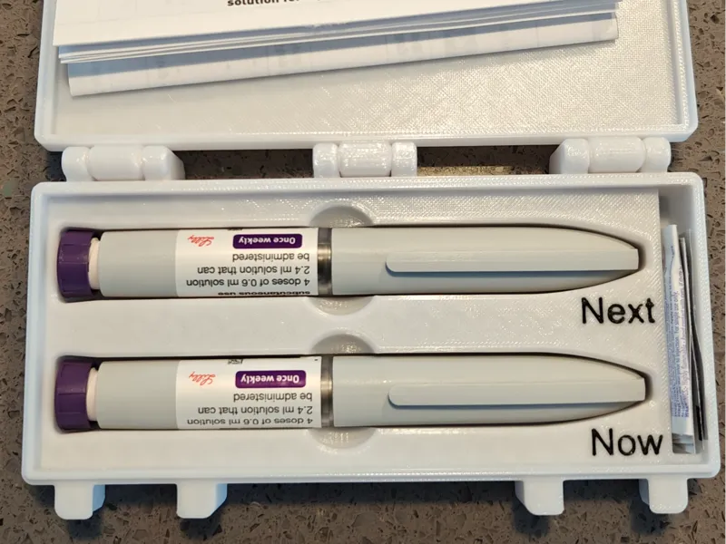 Double Kwik Pen (Mounjaro Wegovy) case. No needles