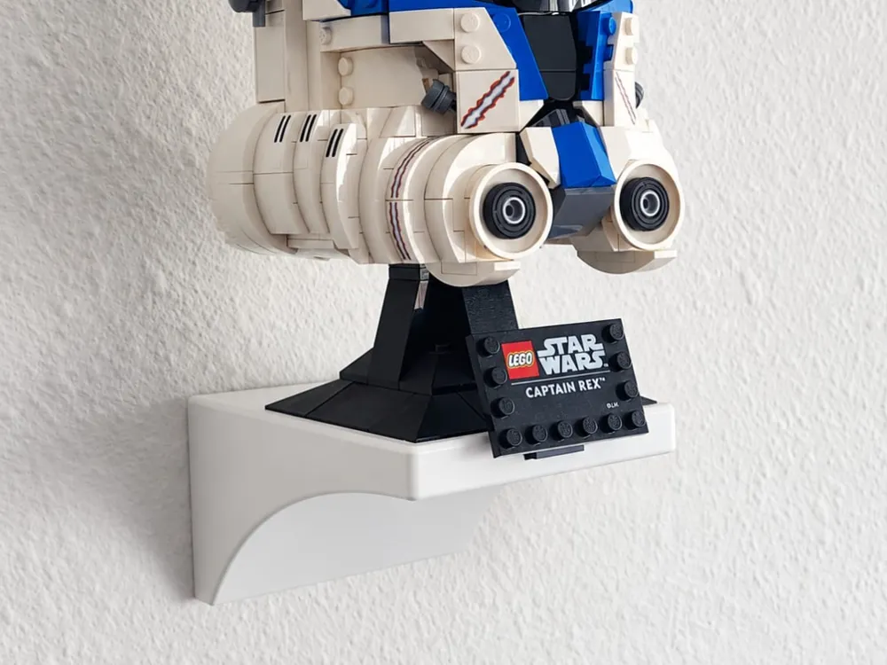 Support mural pour casque brique Star Wars | Système de fixation à ...