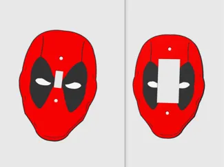 Deadpool - Light switch Cover