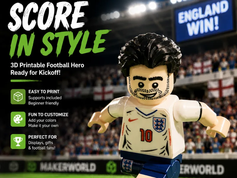 500% Big Brick England Football player!!!