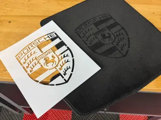 Porsche Schablone - Detailing