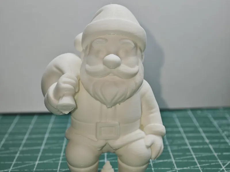 Caganer Papa Noel – Figura Navideña para pintar