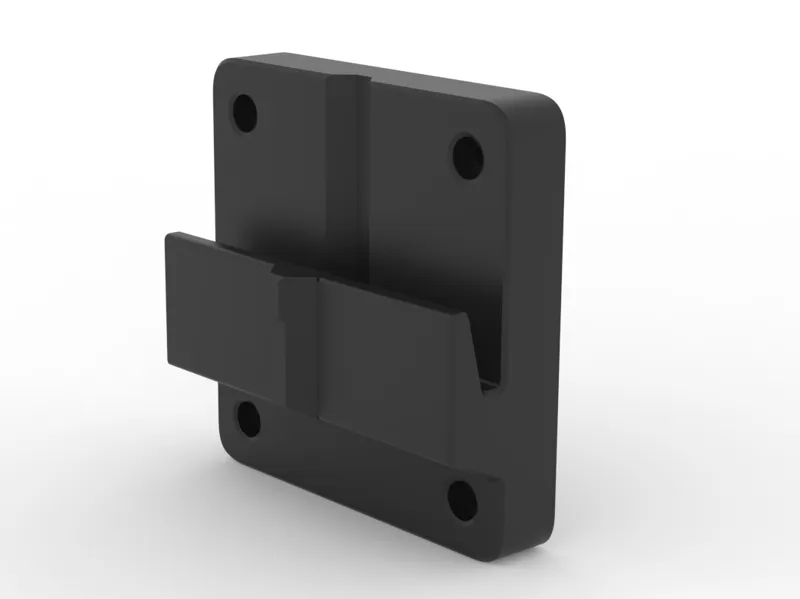 Vesa 75mm wallmount - V.2 with lock.