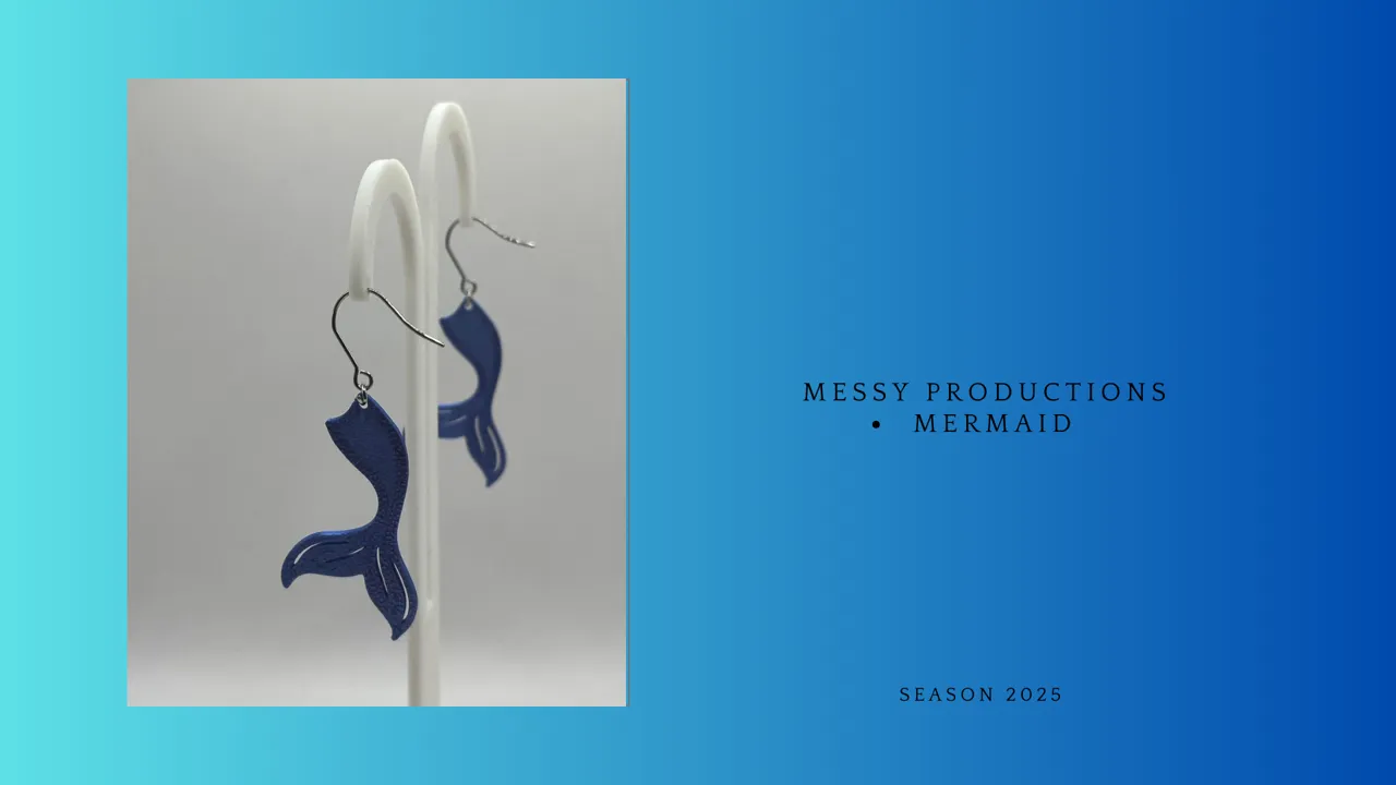 Mermaid Tail Earrings view 2