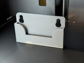 Wall mounted business card holder