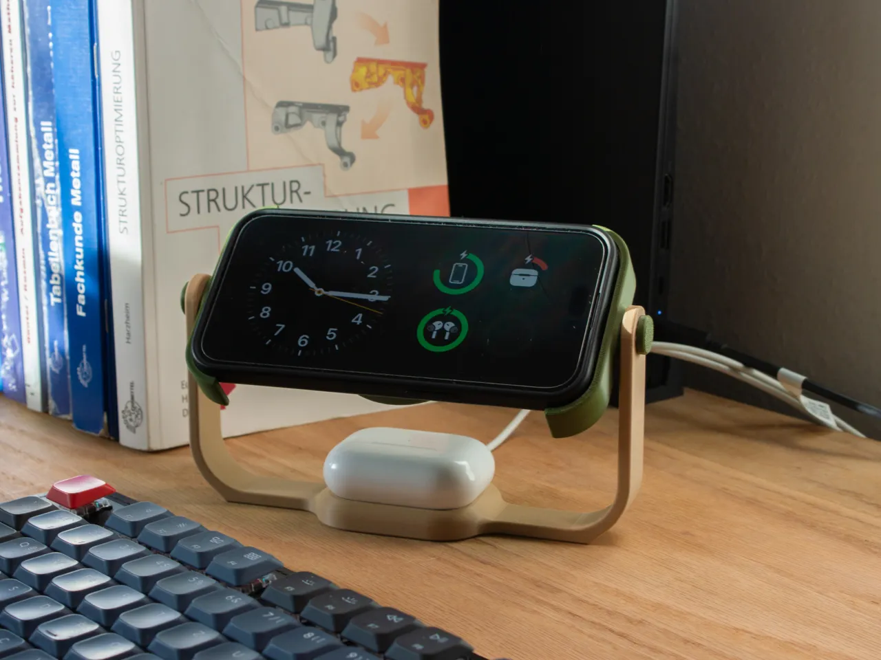 MagSafe IPhone and AirPods Pro Stand/Dock view 2