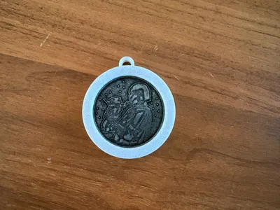 Disney World Medallion Coin Necklace