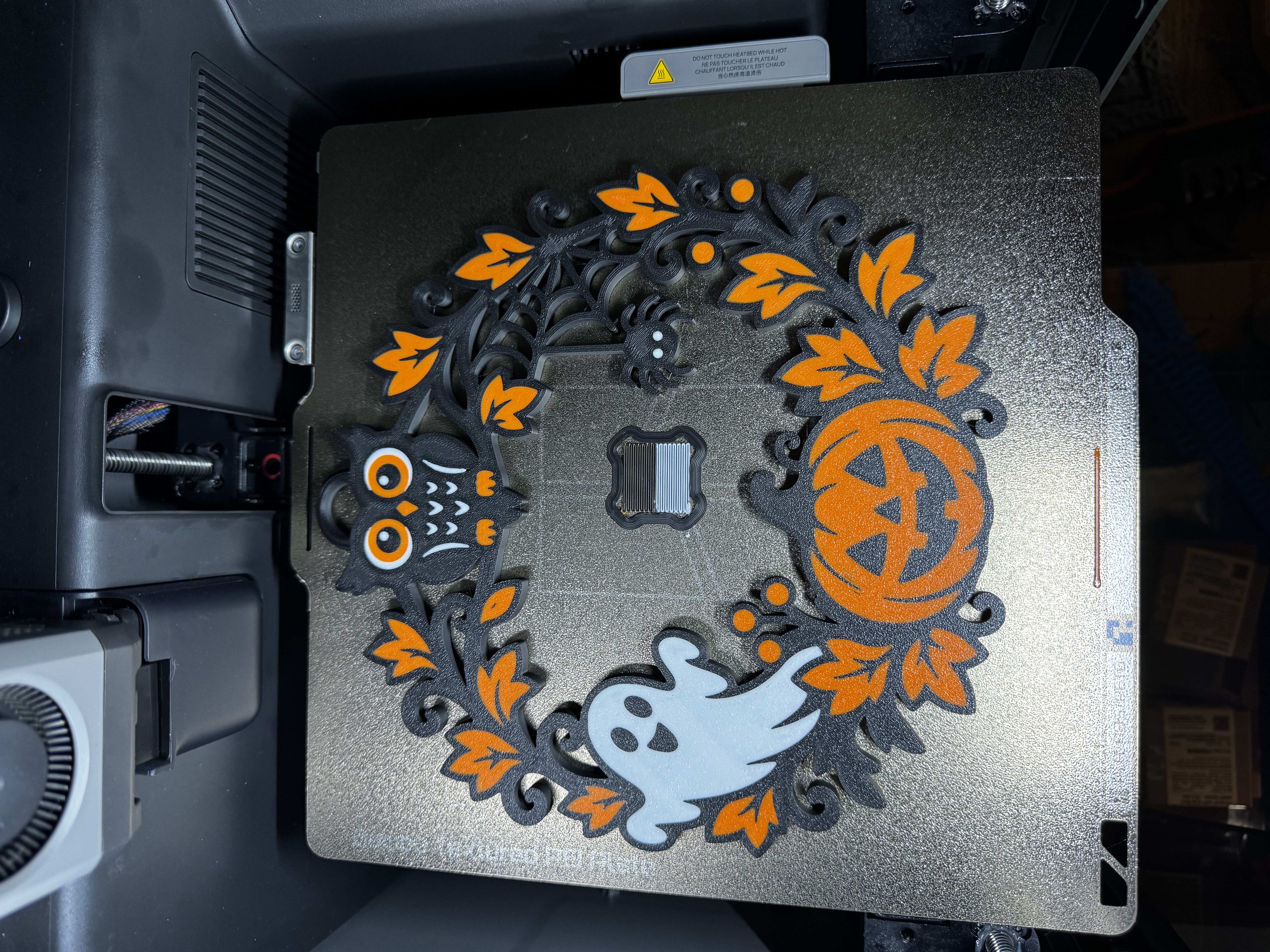 Halloween Door Wreath –Ghost, Spider, Pumpkin, Owl - 1