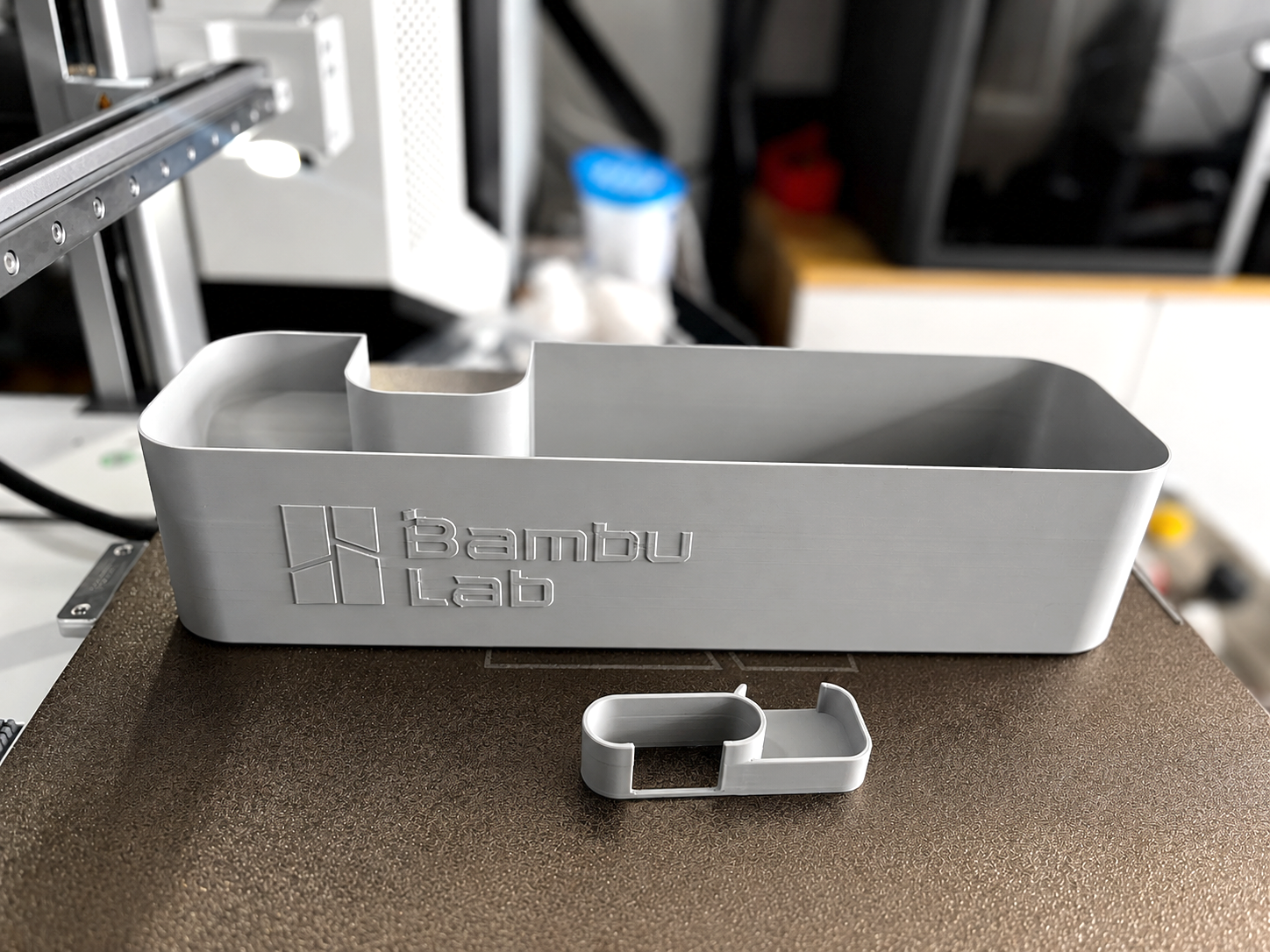 Miniatura 1 do modelo 3D 拓竹 A2L 大容量竹屎盒｜废料挡板｜A2L废料收集盒