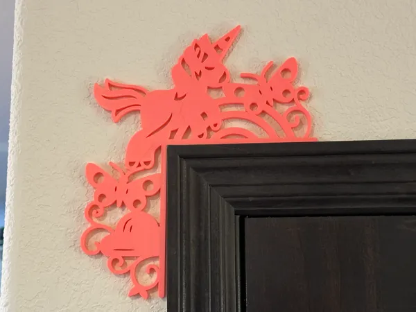 Protège-coin de porte licorne