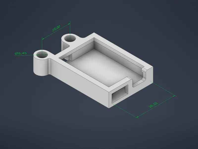 VTX Mount 800mw off centered