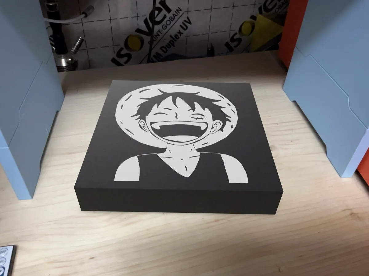 one piece Lightbox stl dispo - Free 3D Print Model - MakerWorld