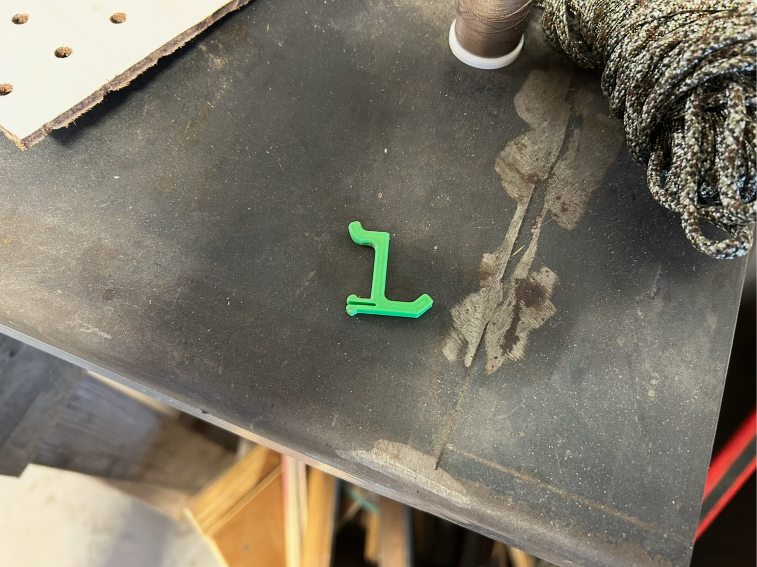 PEG BOARD L-peg, 0.5-inch, Two Hole