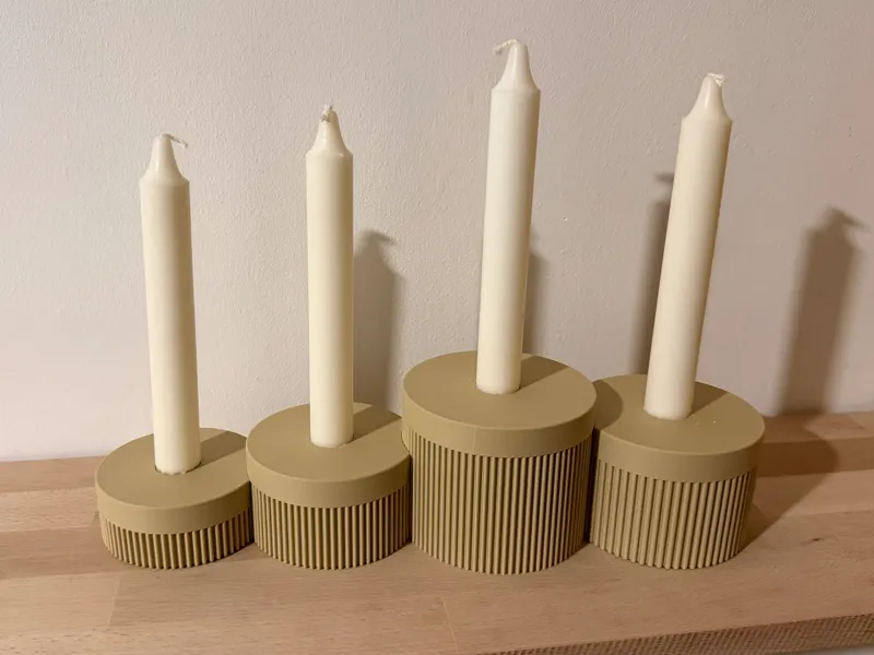 Moderner Adventskranz