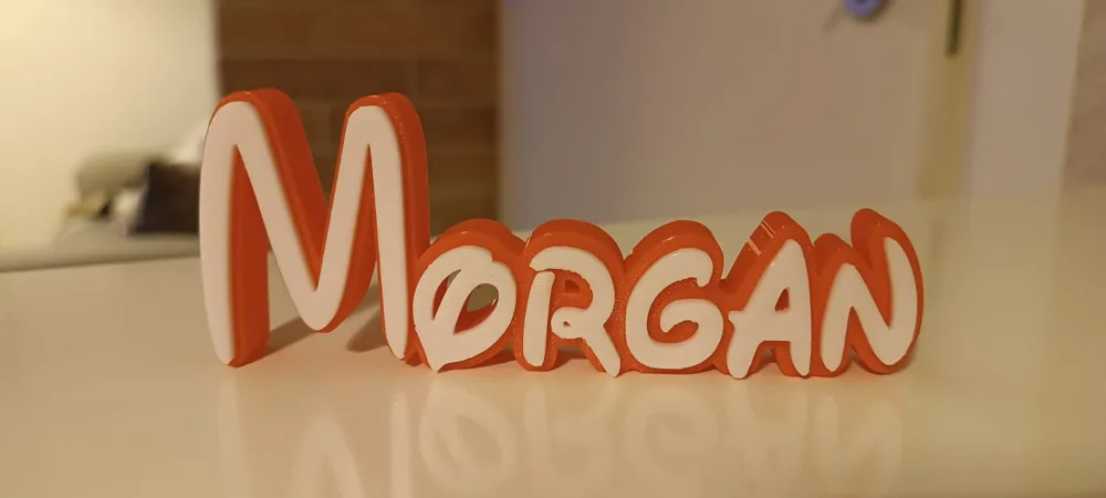 Morgan Disney Name Sign Decorate Room child Birth by Fabbiotto ...