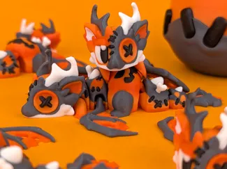 Flexi HalloweenMiniDragon