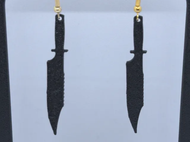 Pendientes en forme de cuchillo