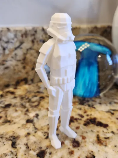 Stormtrooper Low Poly NO Supports