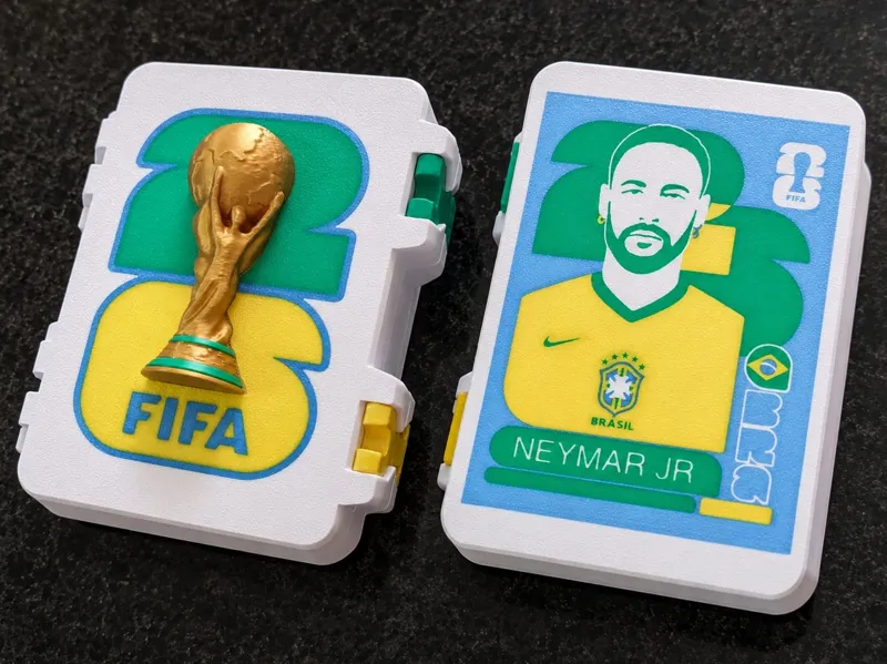 Neymar World Cup Sticker Organizer Box