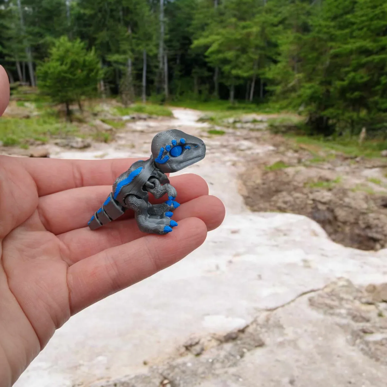 Raptor Baby Flexible Dino view 3