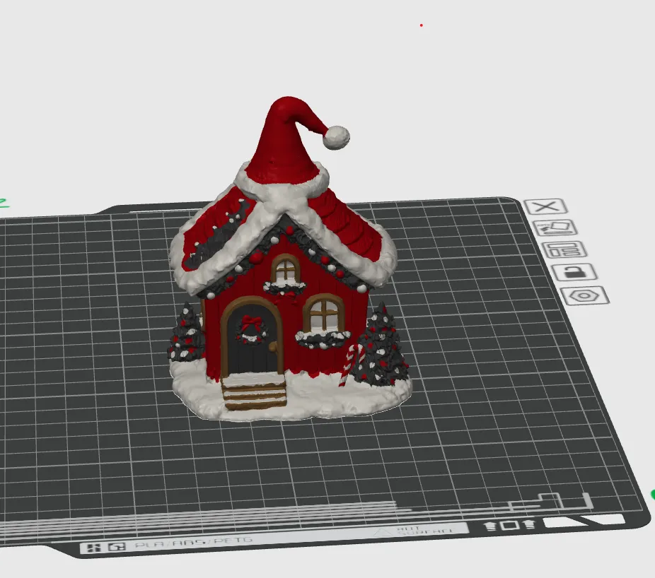 Christmas Gnome House / Christmas House - Free 3D Print Model - MakerWorld